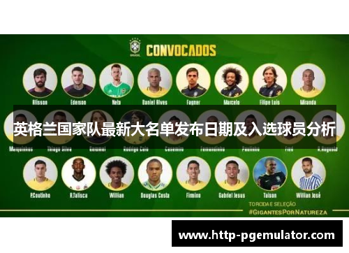 英格兰国家队最新大名单发布日期及入选球员分析 英格兰国家队最新大名单发布日期及入选球员分析